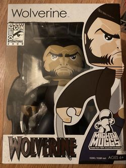 Wolverine Mighty Muggs Figure Comic Con 2009 Exclusive Marvel X-men NIB
