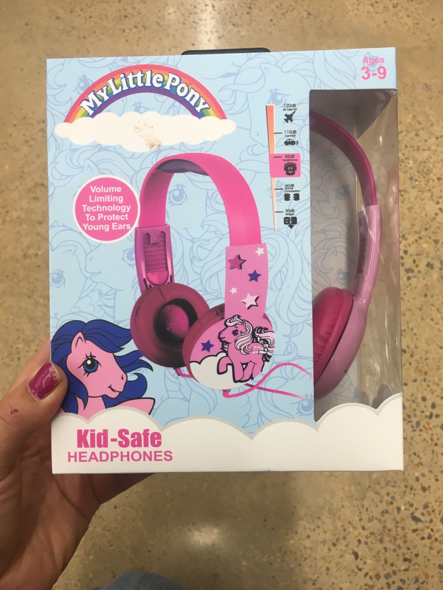 NWT little pony kids headphone