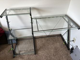 Glass Desk 