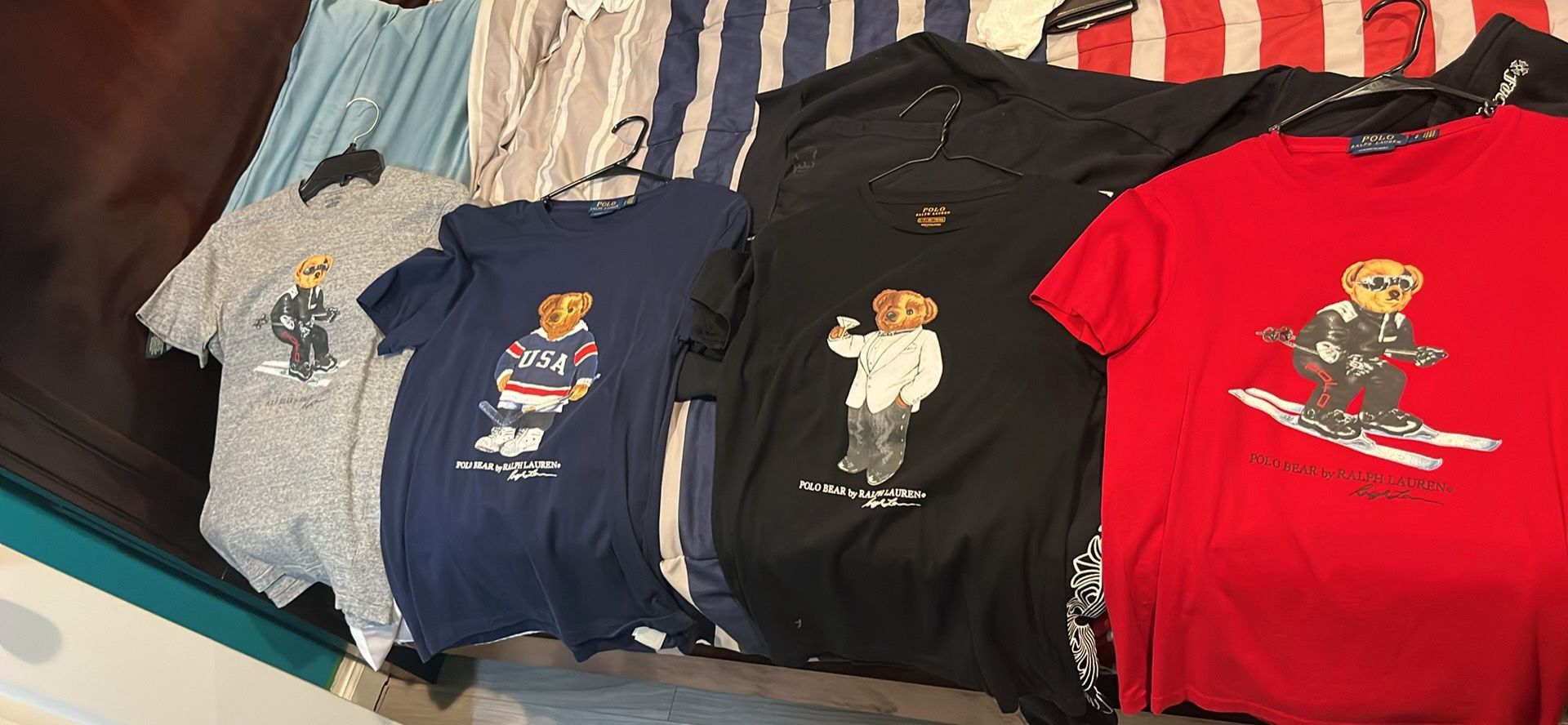 Polo Ralph Lauren Bear Shirts size S (read description)