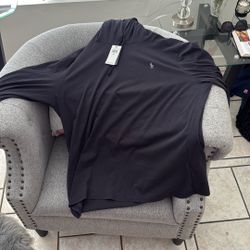 POLO BLACK SHIRT HOODIE NEW SIZE XL
