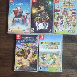 New Sealed Nintendo Switch Games