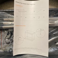 Under sink organizer
