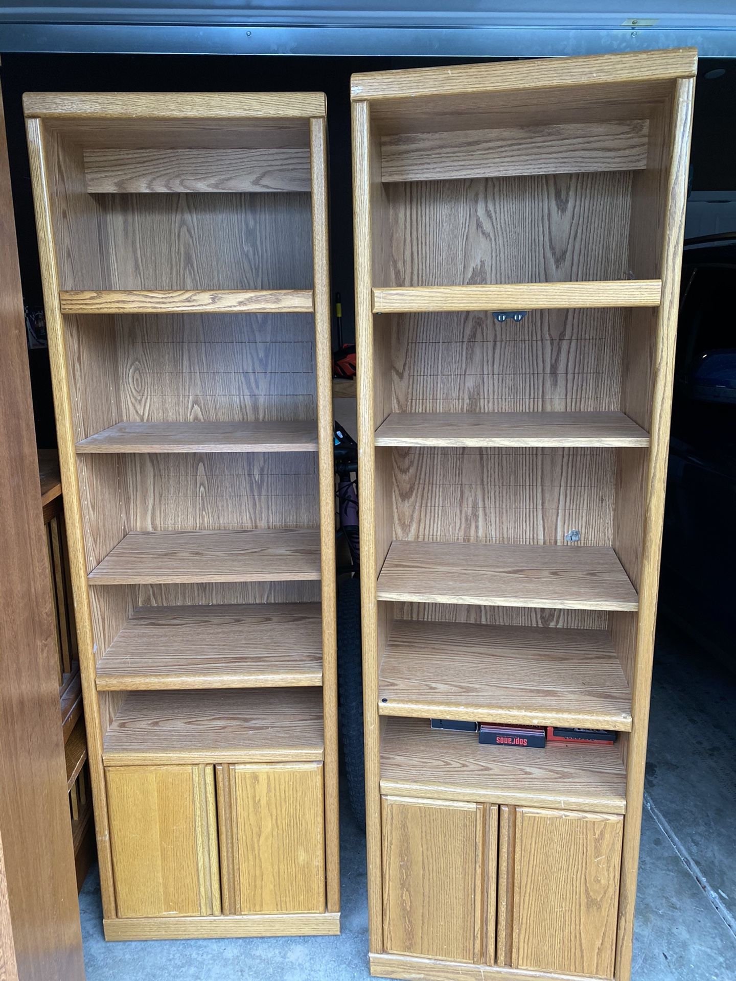 Wooden Bookshelves