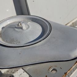 Vintage bedpan w lid antique bed pan bathroom relief