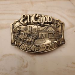 #24 Vintage El Cajon Belt Buckle 