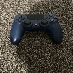 Navy Blue PS4 Controller No Stick Drift