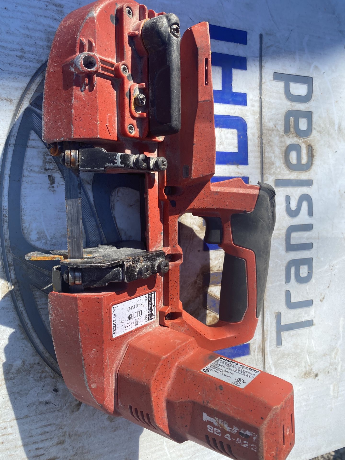 Hilti SB 4A22 Band Saw 22V 167Rpm 2900Spm LED 351x248x218mm 9.5lbs for