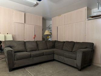Dark gray sectional- free delivery