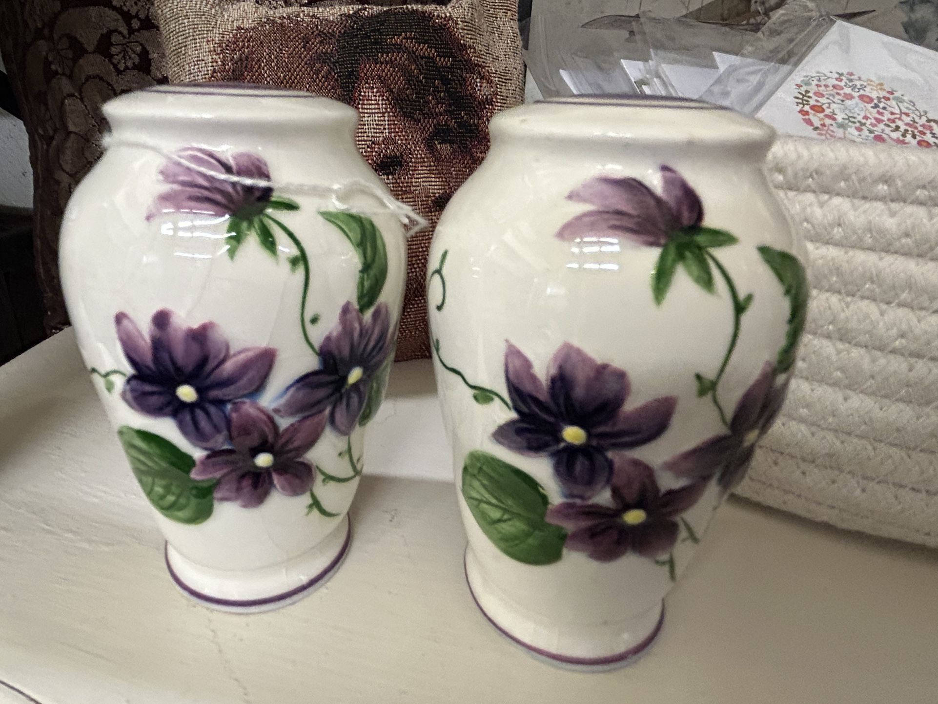 Lovely Antique Salt & Pepper Shaker Set