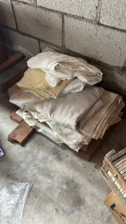 Painting drop cloths, cotton