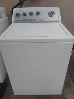 WHIRLPOOL WASHER SILVER TOP