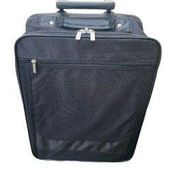 (3) Piece New Black Carry on Roller Case / Duffle Bag / Lunch  Bag