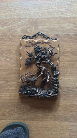 Vintage 1980 Wandertage Hettingen Wall Plaque