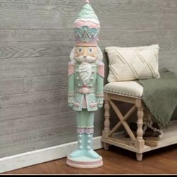 Pastel Jumbo Nutcracker - Door Greeter
