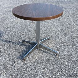 Post Modern Round End Table