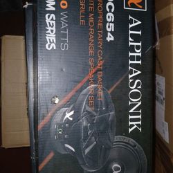 Alphasonik 1400w 6.5 Loud Mids Brand New $120firm Price Pickup Only Serious Buyers Please Yes It Is Avaliable 