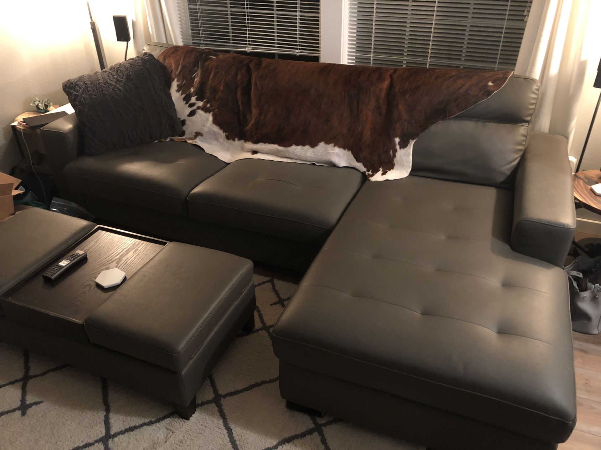 Kasala sectional with hide away bed for Sale in Puyallup, WA OfferUp