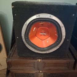 Sony 12 In Explode Subwoffer,in A Sealed Box