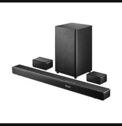 INSIGNIA ™
 5.1.2 Channel Home Theater Soundbar with Wireless Subwoofer and Rear Speakers, Dolby Atmos, DTS:X, Bluetooth - Black