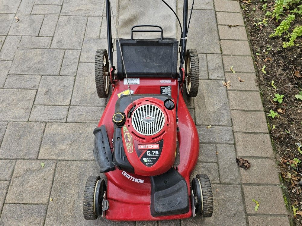 Craftsman 6.75 ready start lawn mower sale