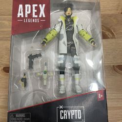 Apex Legends Crypto Tae Joon Park Action Figure 6” 2022 Jakks Pacific