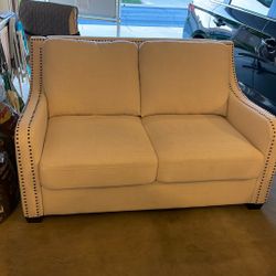 Love Seat Linen Cream Color