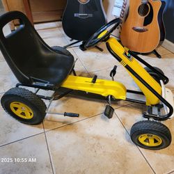 Kettler Kettcar Kids Pedal German Yellow Black