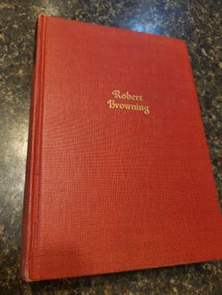 book The Poems of Robert Browning 1932 vintage hardcover