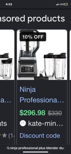 New ninja professional duo plus