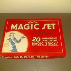 Senior Magic Set Zenith Toy Co. 1947 Vintage