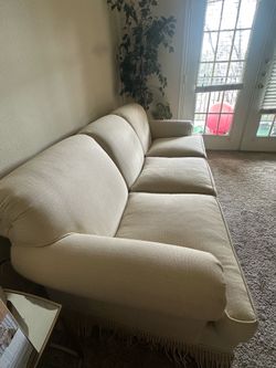 Elegant Cream Sofa