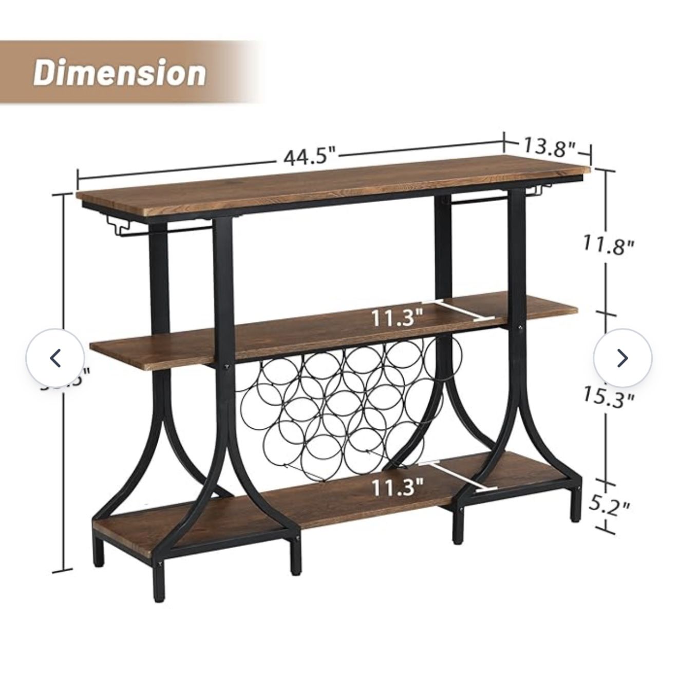 Wine Rack Table