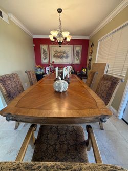 Ashley solid teakwood dining table