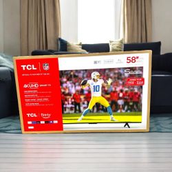 HD330 58” TCL smart fire S class 4k tv floor Model Display 