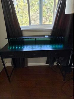 LED lights desk