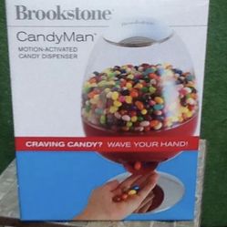 New Brookstone candyman Snackman Dispenser Motion Activated