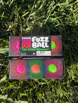 Brand New Teenie NeeDoh Fuzz Ball 3-pack