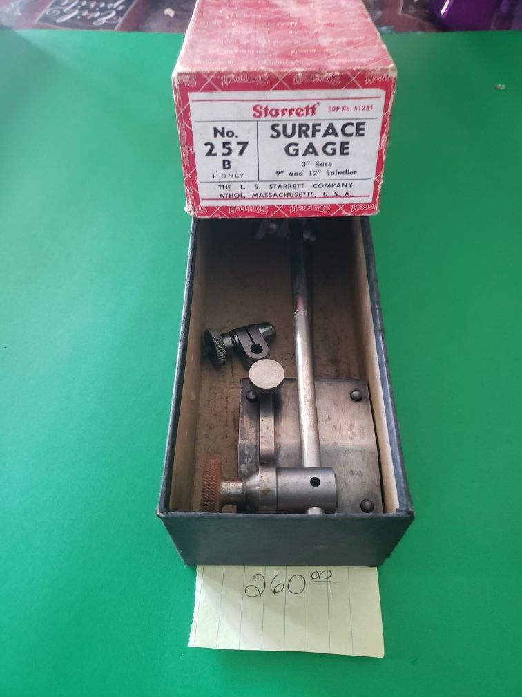 Starrett surface gage