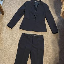 Banana Republic Navy Black Suit Size 0