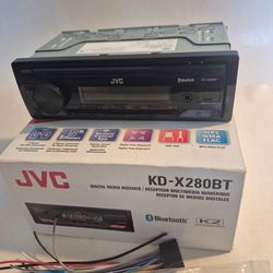 JVC DIGITAL MEDIA RECEIVED BLUETOOTH USB AUX NOT CD PLAYER