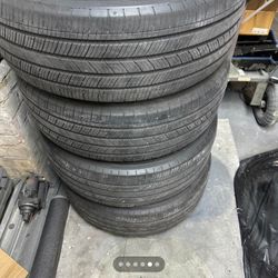 4 Tires (Rims Included) For Sale