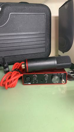 Focusrite Scarlett Solo with Condenser Microphone