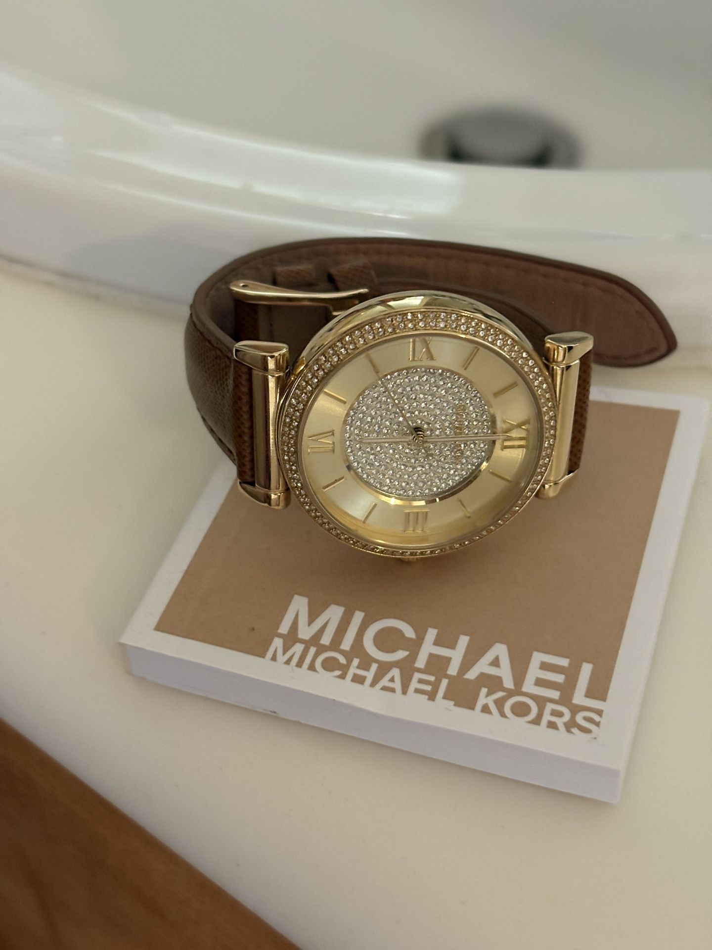 Brand new Michael Kors gold watch