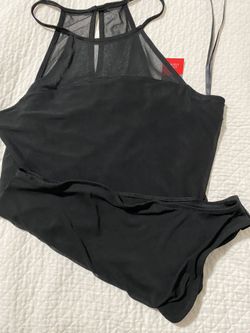 Black Leotard New Large