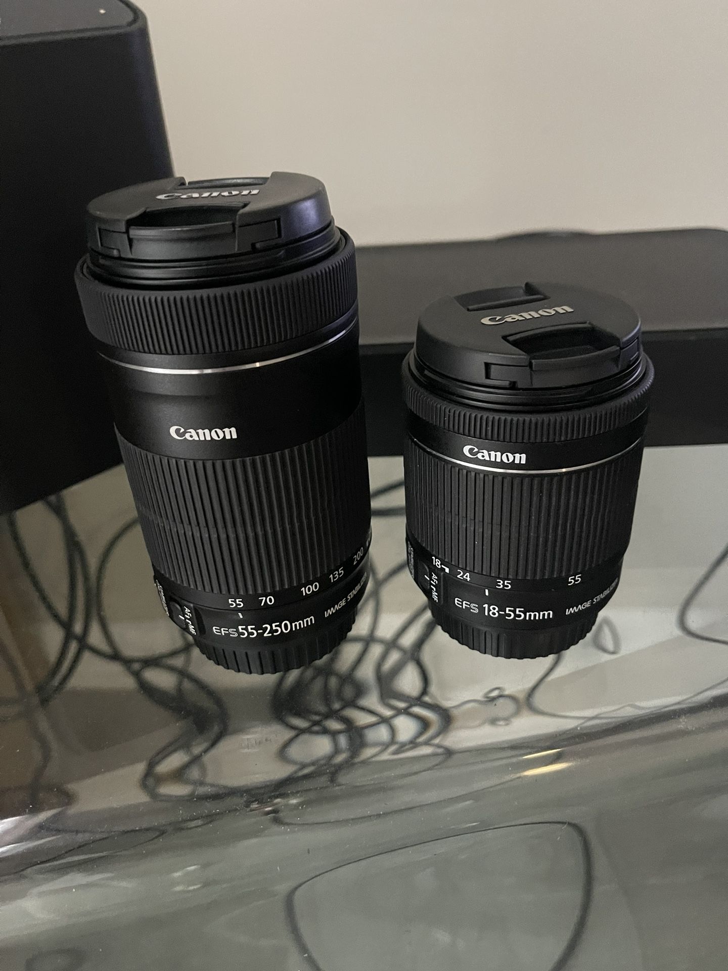 Canon EF-S 55-250mm F4-5.6  & Canon EF-S 18-55mm