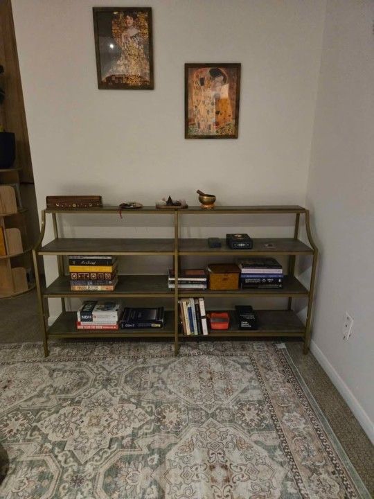 Console Table Display Shelf