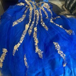 Royal Blue Quinceañera Dress