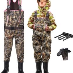 Hisea Kids Size 12-13 Chest Waders New