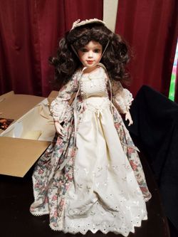 Vintage Victorian-style Porcelain Collector Doll